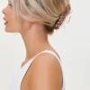 Textured Clear Hair Claw Clip