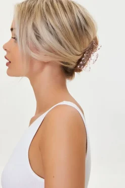 Textured Clear Hair Claw Clip