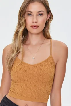 Textured Cropped Cami