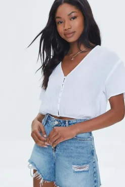 Textured Crop Top