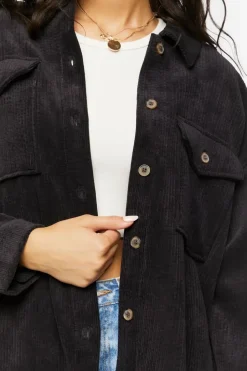 Textured High-Low Shacket