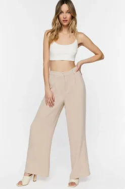 Textured High-Rise Trousers
