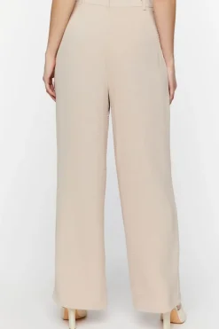 Textured High-Rise Trousers