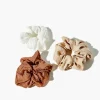 Textured Scrunchie Set
