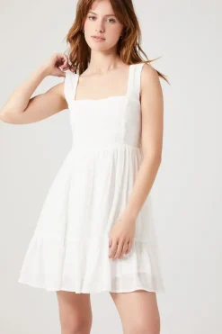 Textured Sleeveless Mini Dress