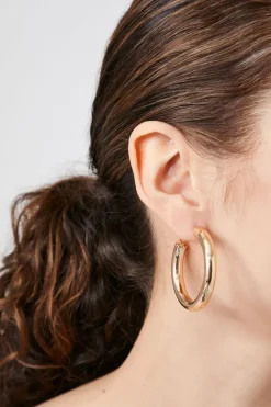 Thick Hoop Earrings