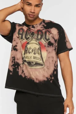Tie-Dye Acdc Hells Bells Graphic Tee