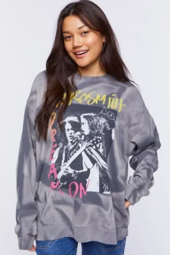 Tie-Dye Aerosmith Graphic Pullover