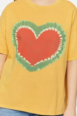 Tie-Dye Heart Graphic Tee