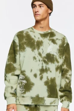 Tie-Dye Metamorph Graphic Pullover