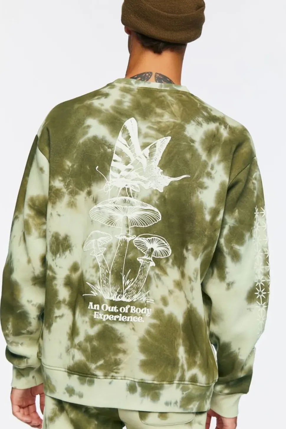 Tie-Dye Metamorph Graphic Pullover