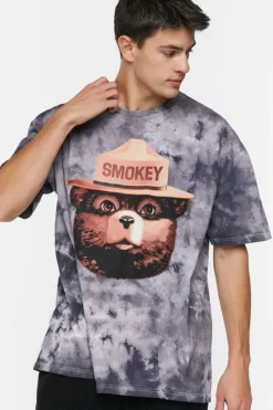 Tie-Dye Smokey Bear Graphic Tee