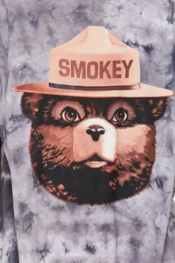 Tie-Dye Smokey Bear Graphic Tee