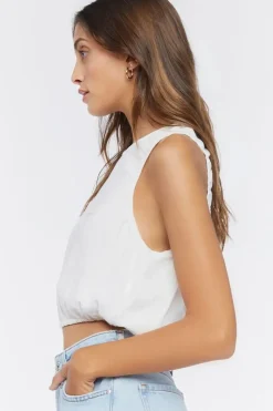 Tie-Hem Crop Top