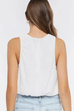 Tie-Hem Crop Top