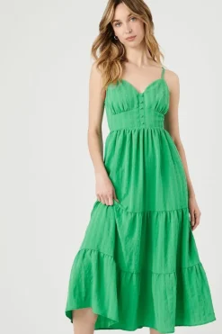 Tiered Cami Midi Dress