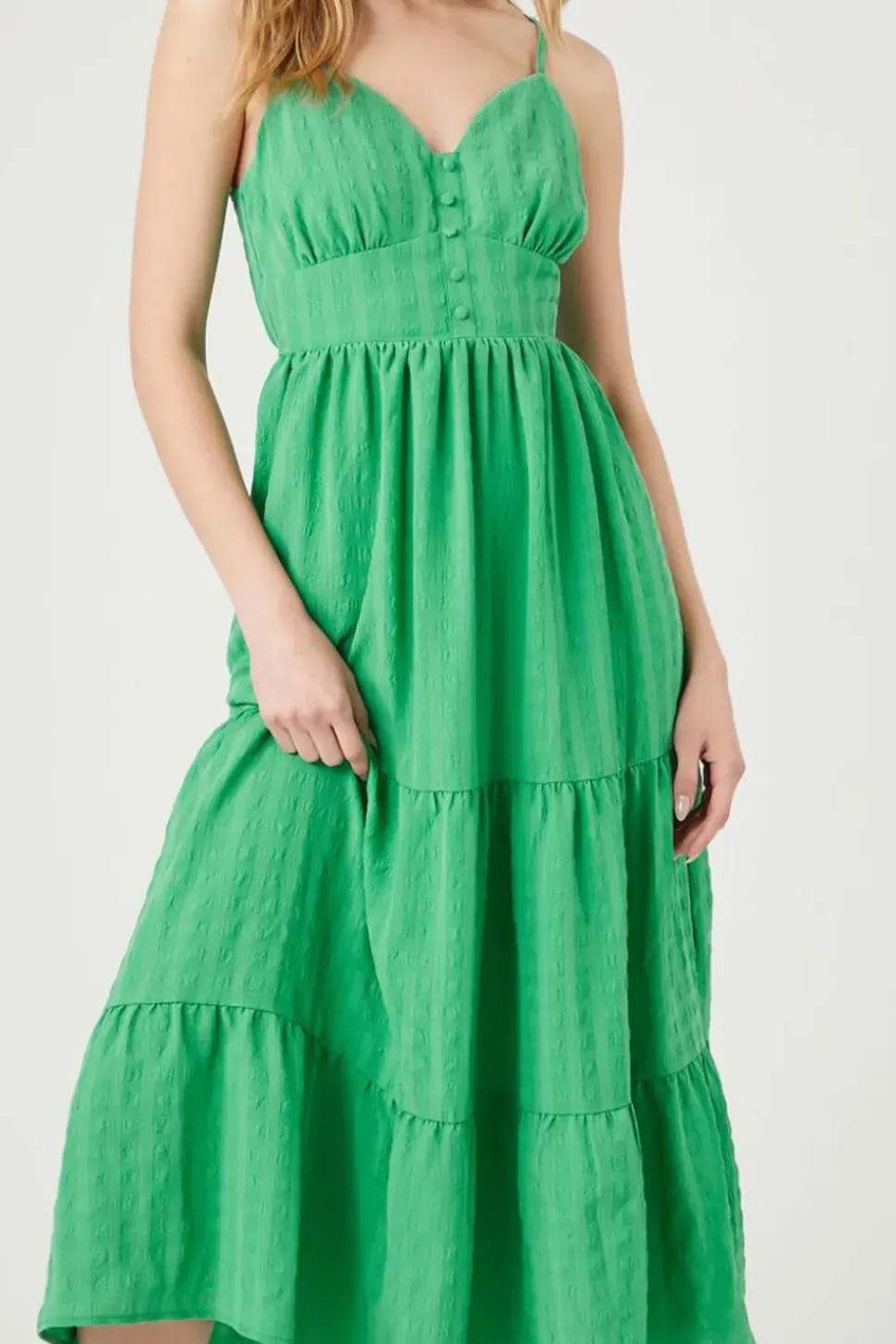 Tiered Cami Midi Dress