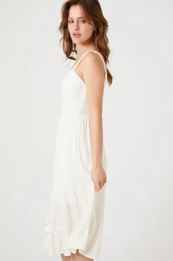 Tiered Corset Midi Dress