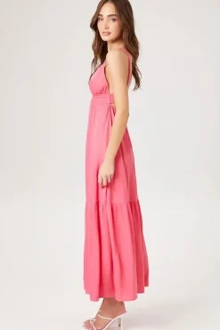 Tiered Cutout Sweetheart Maxi Dress