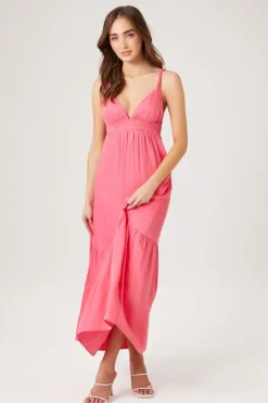 Tiered Cutout Sweetheart Maxi Dress