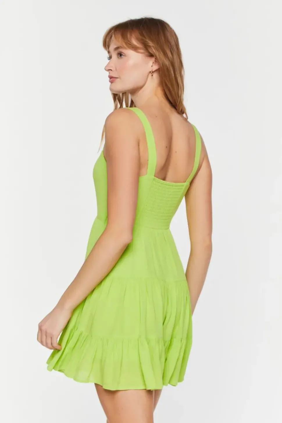 Tiered Fit & Flare Mini Dress