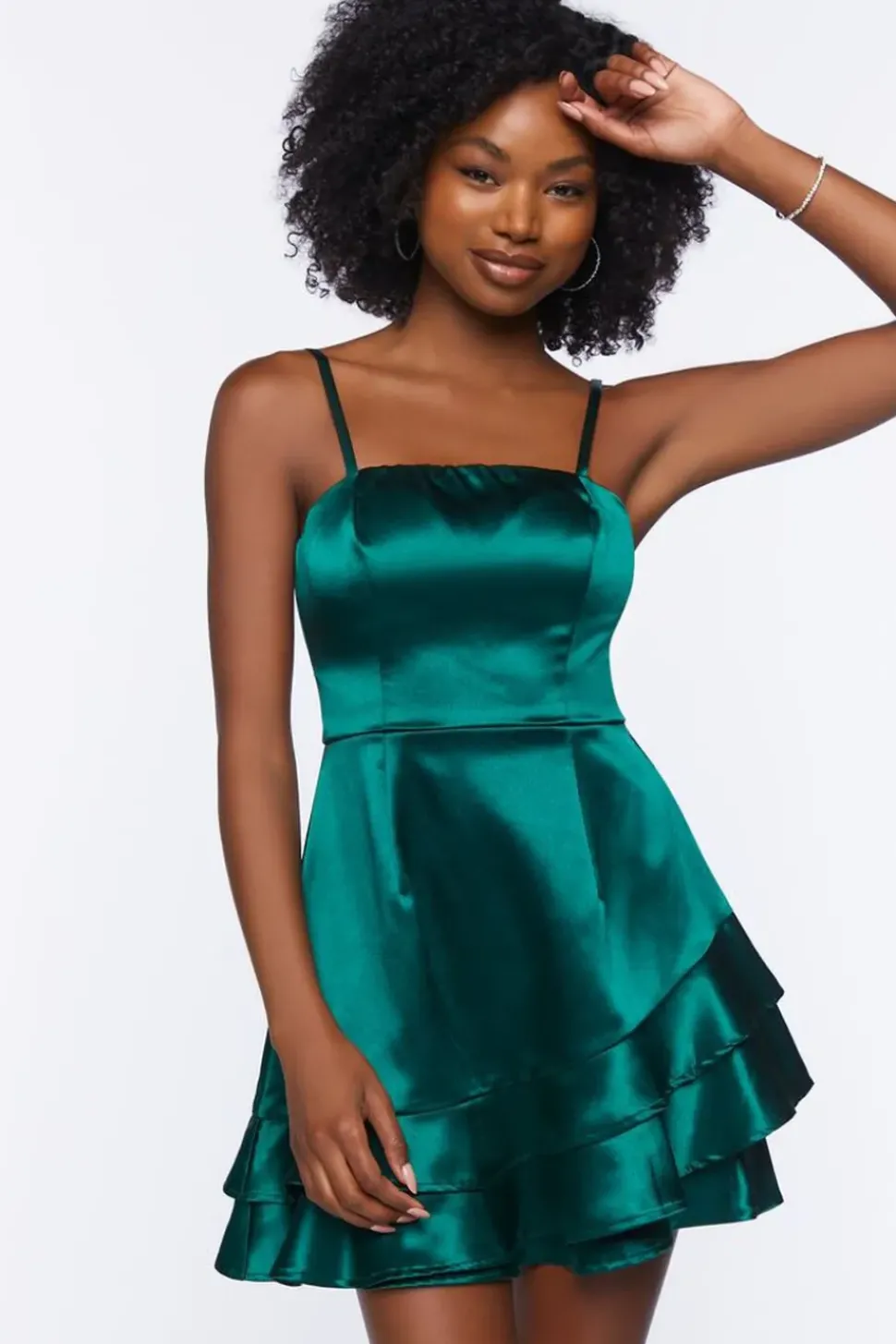 Tiered Fit & Flare Mini Dress