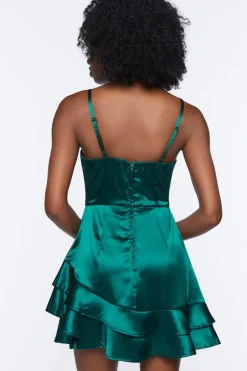 Tiered Fit & Flare Mini Dress