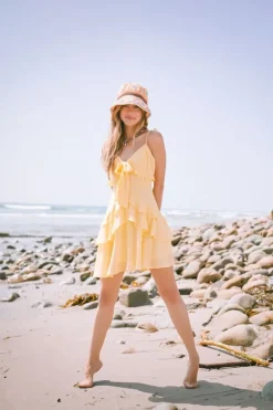 Tiered Flounce Mini Dress