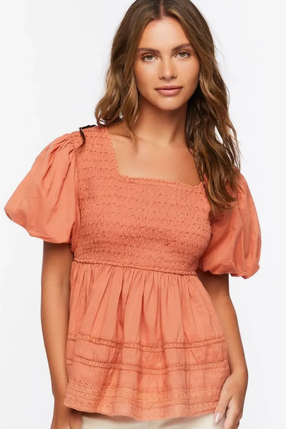 Tiered Puff Sleeve Top