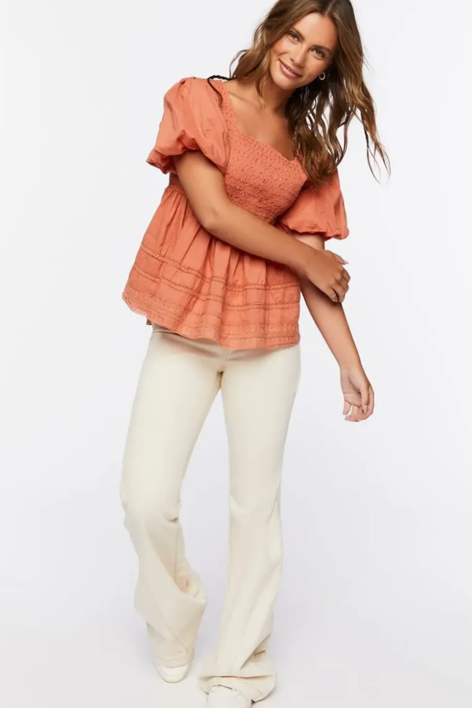 Tiered Puff Sleeve Top