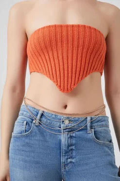 Tiered Rhinestone Belly Chain