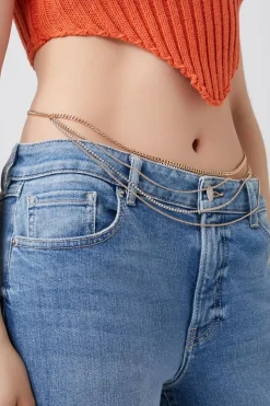 Tiered Rhinestone Belly Chain