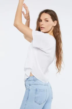 Tiered Tie-Neck Top