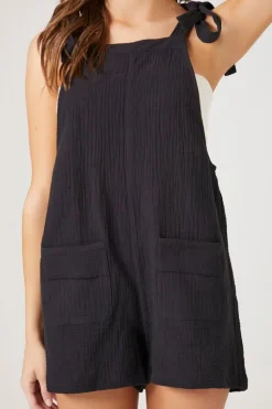 Tie-Strap Pocket Romper