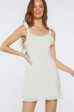 Tie-Strap Sweetheart Dress