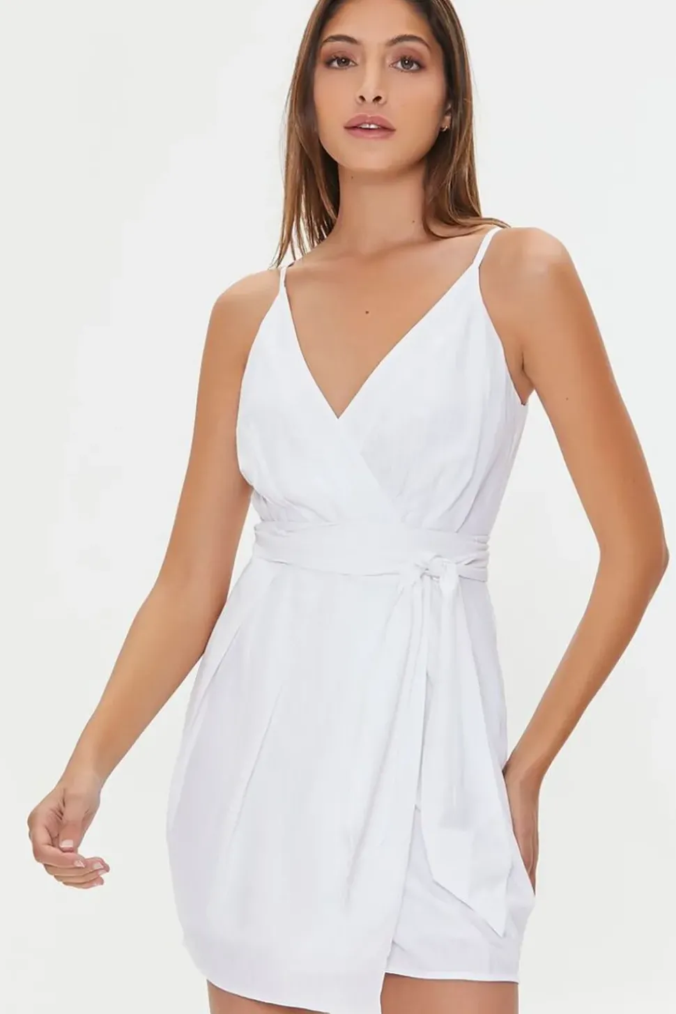 Tie-Waist Cami Mini Dress
