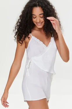 Tie-Waist Lounge Romper