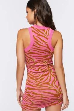 Tiger Striped Mini Dress