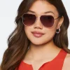 Tinted Aviator Sunglasses