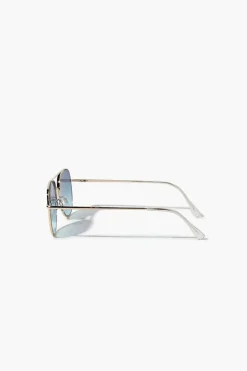 Tinted Aviator Sunglasses