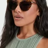 Tinted Cat-Eye Sunglasses