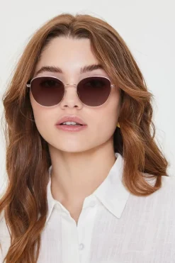 Tinted Round Sunglasses