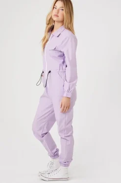 Toggle Drawstring Jumpsuit