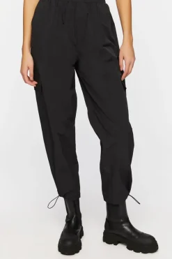 Toggle Drawstring Parachute Pants