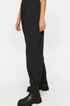 Toggle Drawstring Parachute Pants