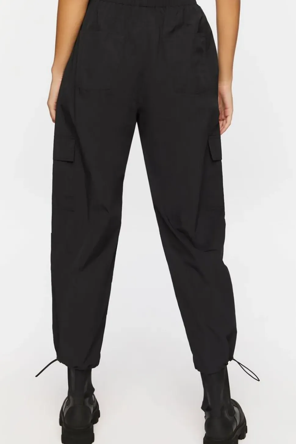 Toggle Drawstring Parachute Pants
