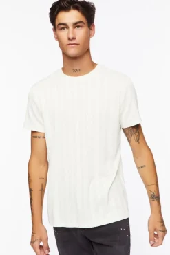 Tonal Striped Crew Tee