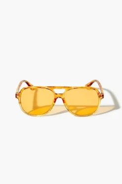 Tortoiseshell Aviator Sunglasses