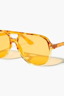 Tortoiseshell Aviator Sunglasses