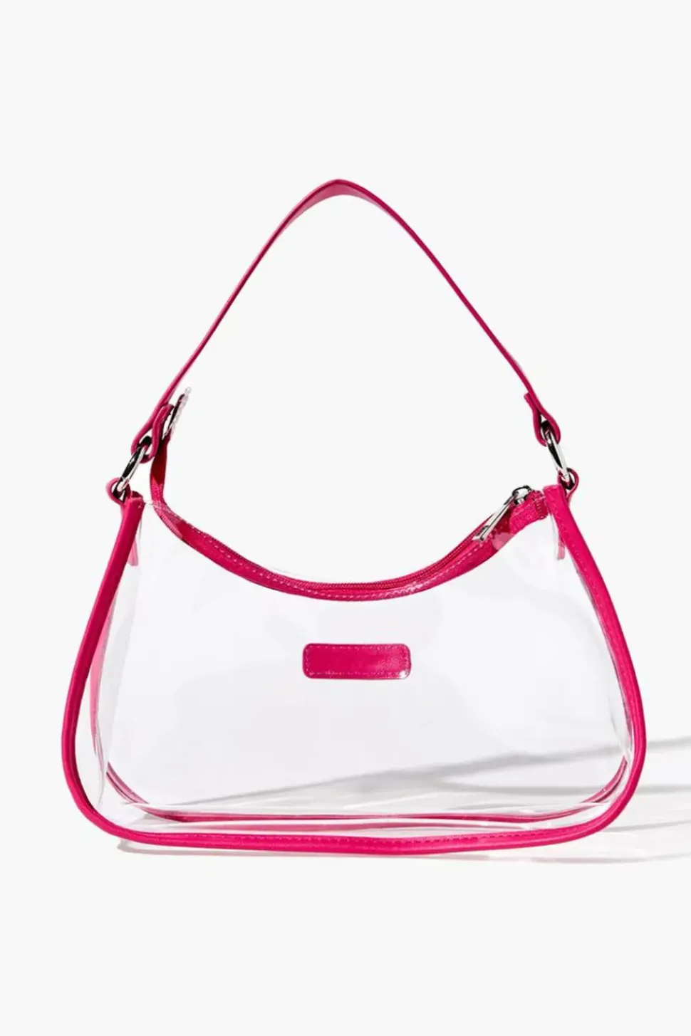 Transparent Baguette Shoulder Bag